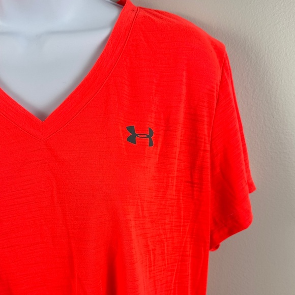 Under Armour Vivid Orange Short Sleeve Tee - XL - Picture 5 of 8